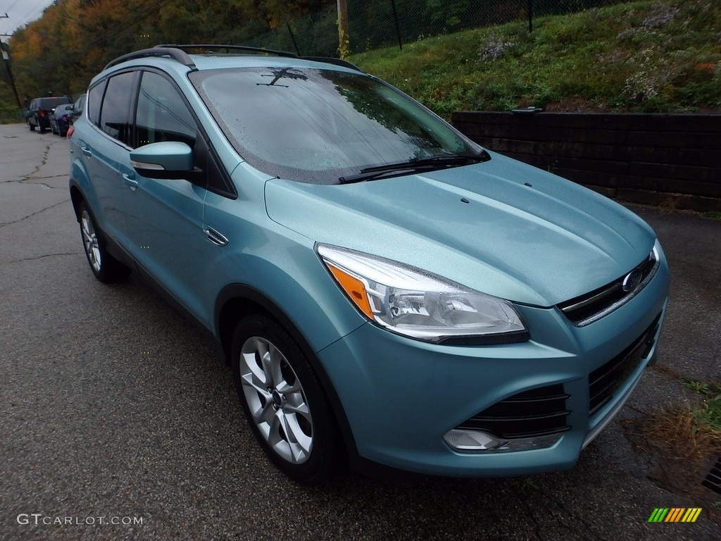 2013 Escape SEL 2.0L EcoBoost 4WD - Frosted Glass Metallic / Charcoal Black photo #9