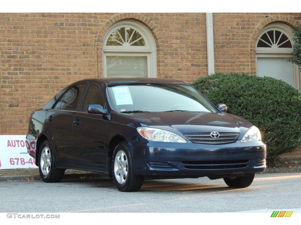 2003 Camry LE - Catalina Blue Metallic / Stone photo #3