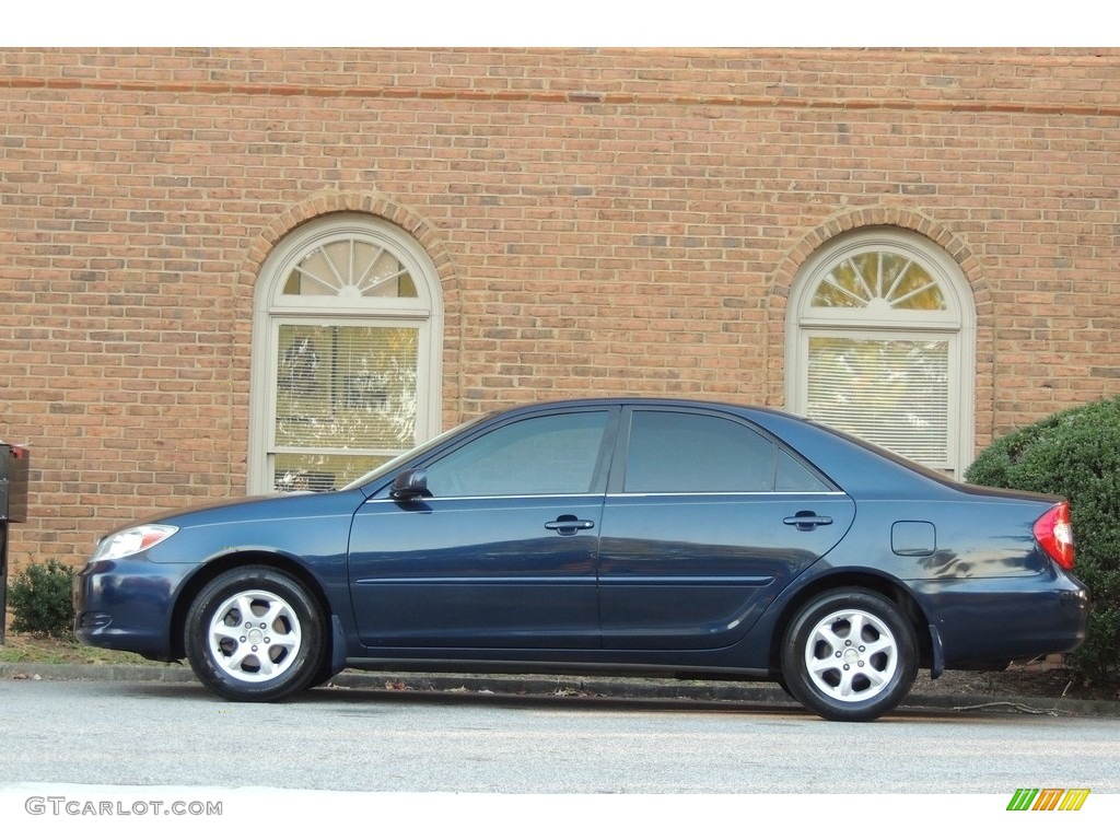 2003 Camry LE - Catalina Blue Metallic / Stone photo #6
