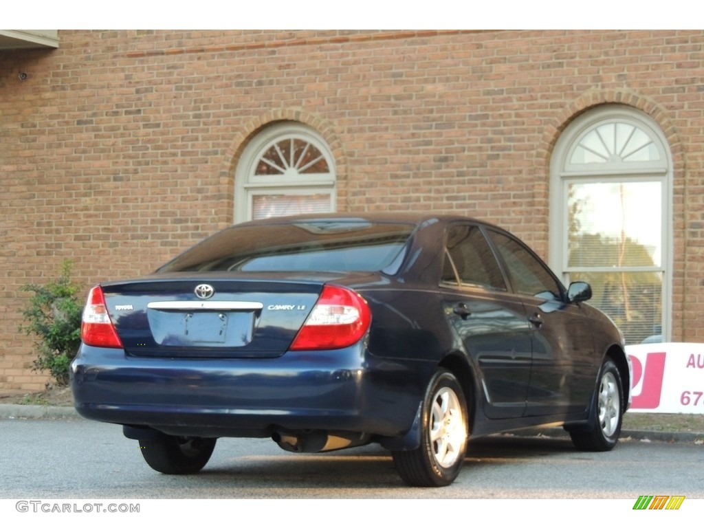 2003 Camry LE - Catalina Blue Metallic / Stone photo #8