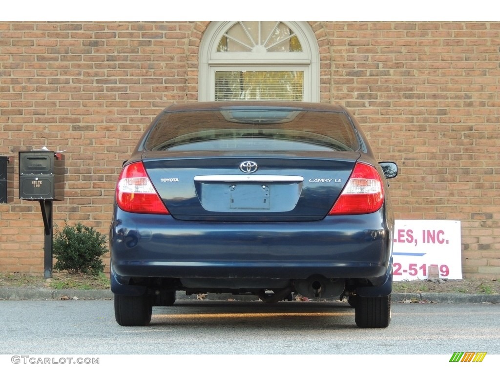 2003 Camry LE - Catalina Blue Metallic / Stone photo #9