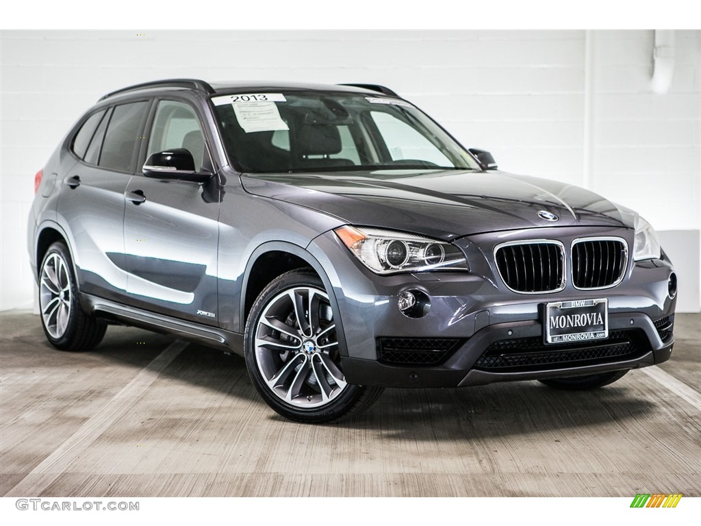 2013 X1 xDrive 35i - Mineral Grey Metallic / Black photo #12