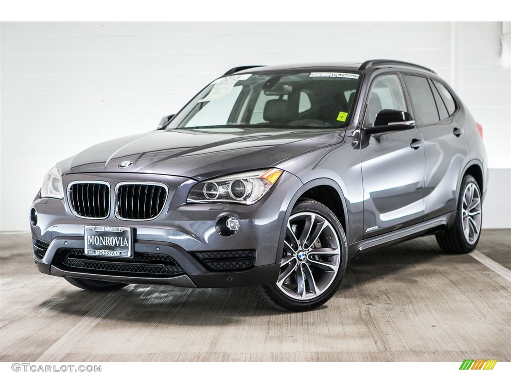 2013 X1 xDrive 35i - Mineral Grey Metallic / Black photo #14