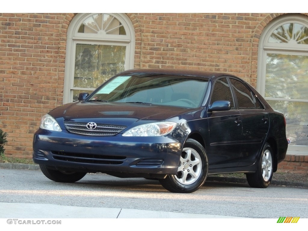 2003 Camry LE - Catalina Blue Metallic / Stone photo #17