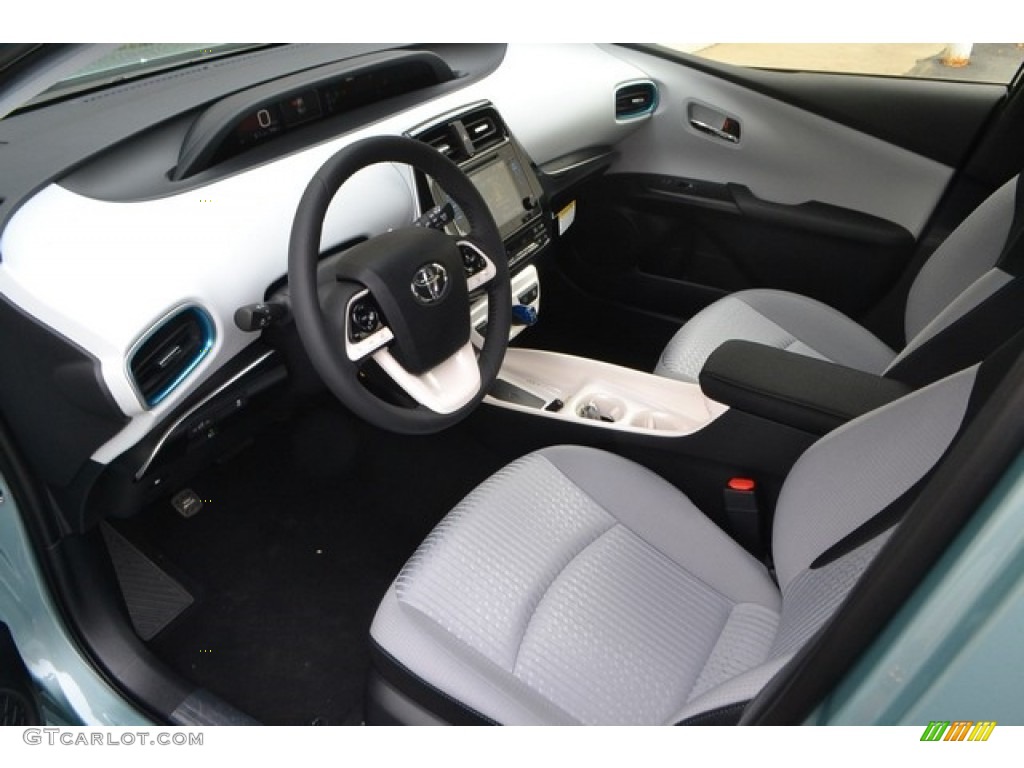 Moonstone Gray Interior 2017 Toyota Prius Three Photo #116667635