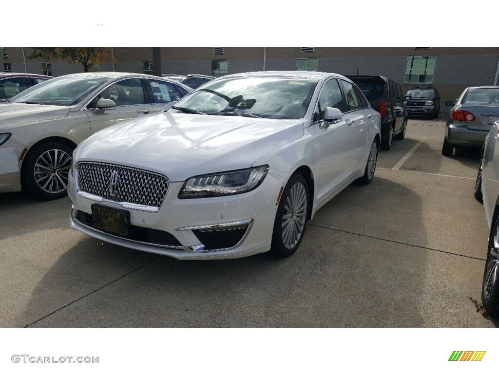 2017 MKZ Reserve - White Platinum / Cappuccino photo #1