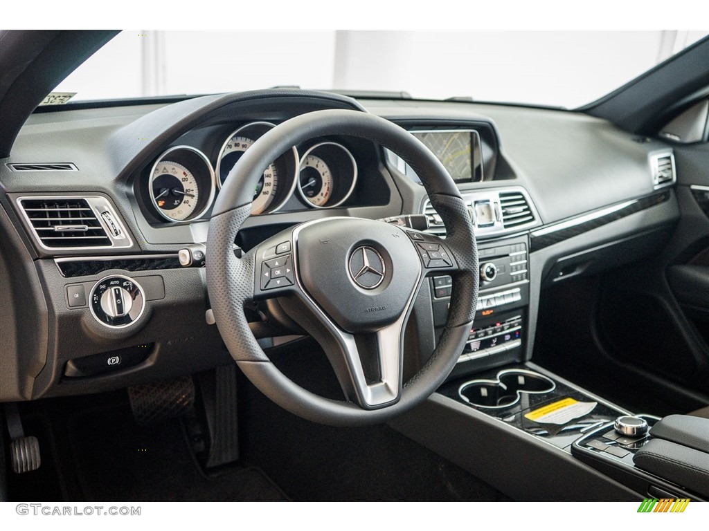 2017 Mercedes-Benz E 400 Coupe Espresso Brown/Black Dashboard Photo #116668614