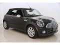 2015 Midnight Black Metallic Mini Convertible Cooper  photo #2