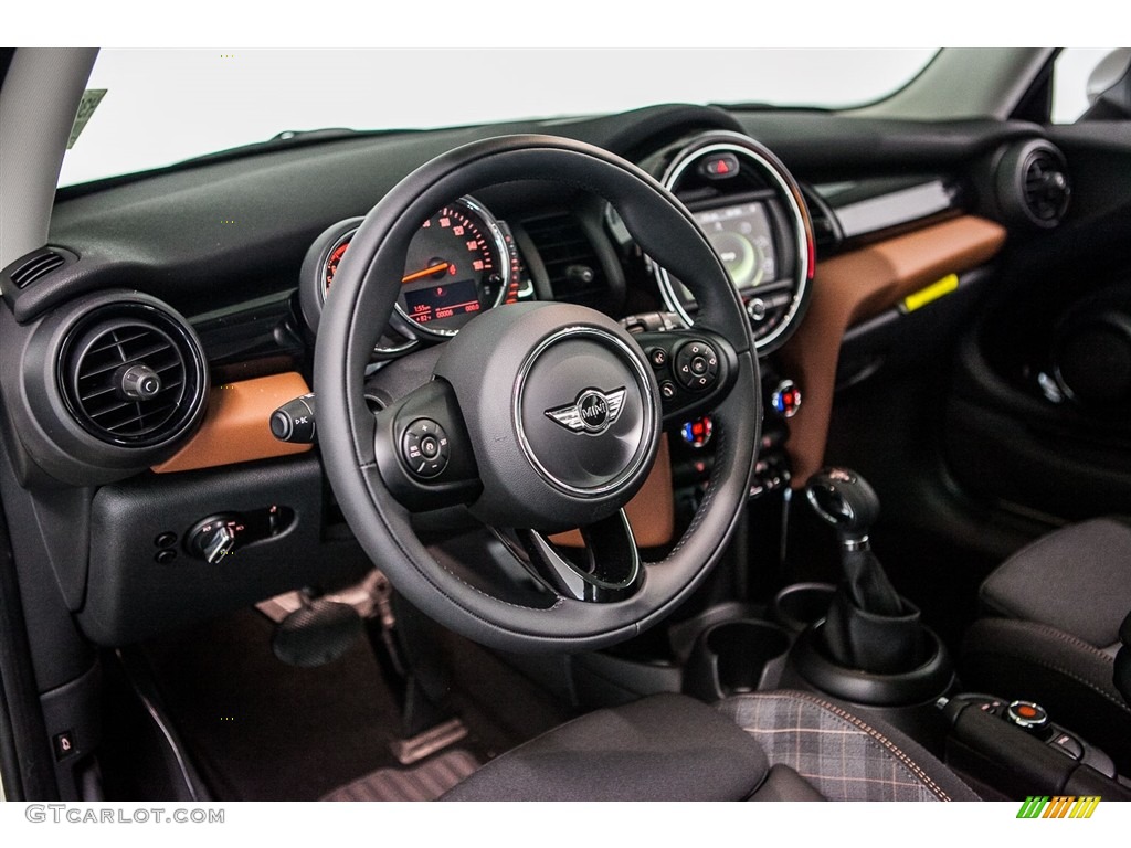 2017 Mini Hardtop Cooper 2 Door Diamond Carbon Black Dashboard Photo #116669865