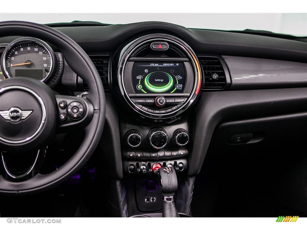 2017 Mini Convertible Cooper Carbon Black Dashboard Photo #116670420