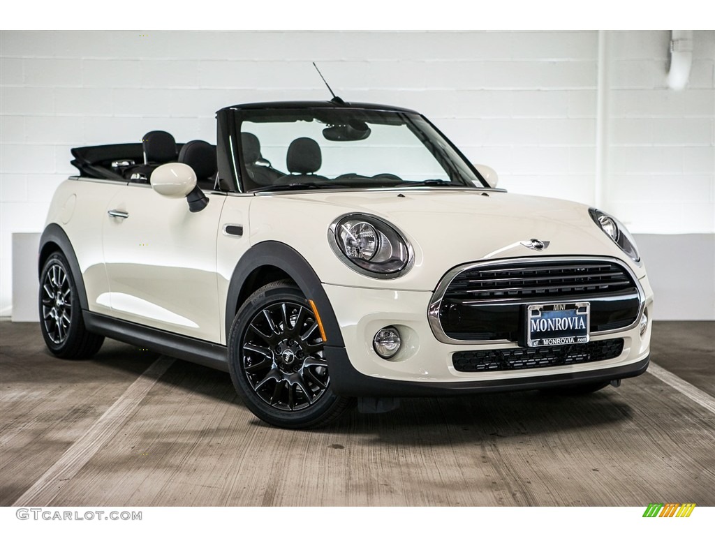 Pepper White 2017 Mini Convertible Cooper Exterior Photo #116670594