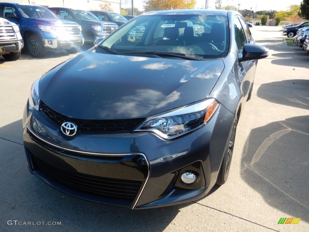 2016 Corolla S Plus - Slate Metallic / Black photo #1