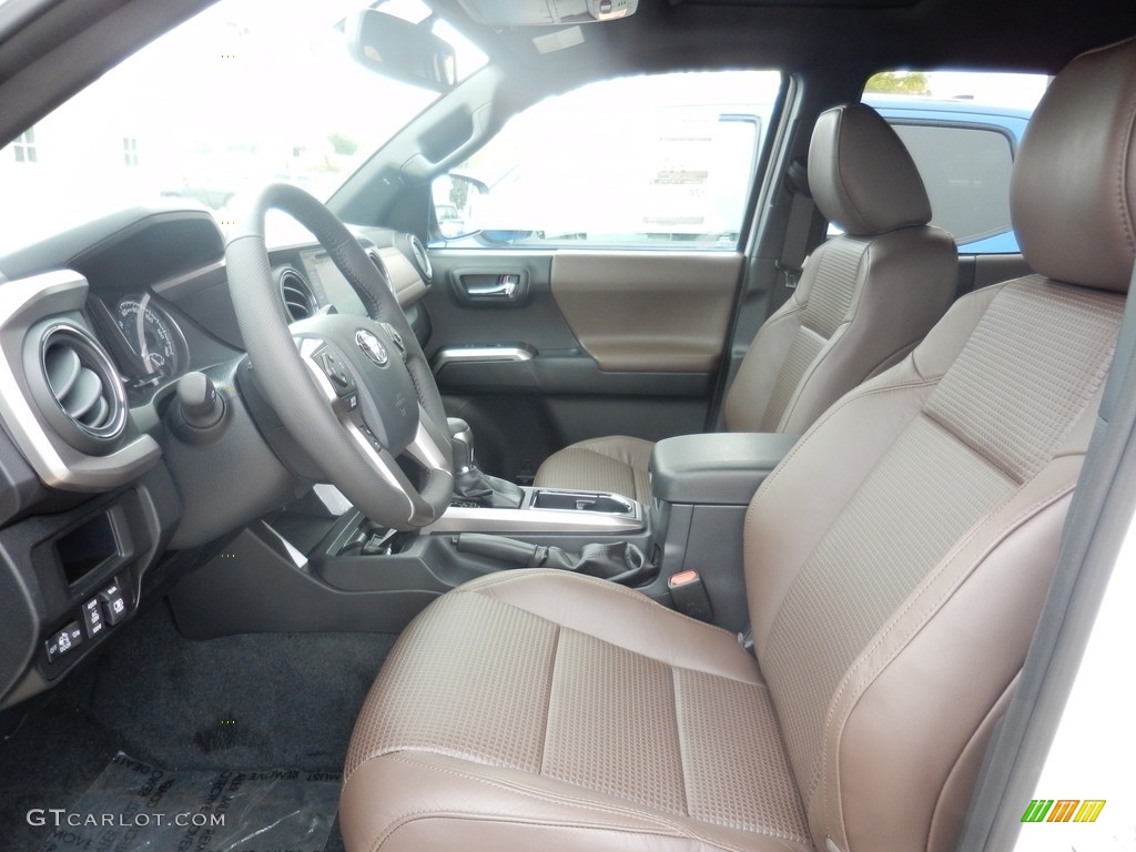 Limited Hickory Interior 2017 Toyota Tacoma Limited Double Cab 4x4 Photo #116671827