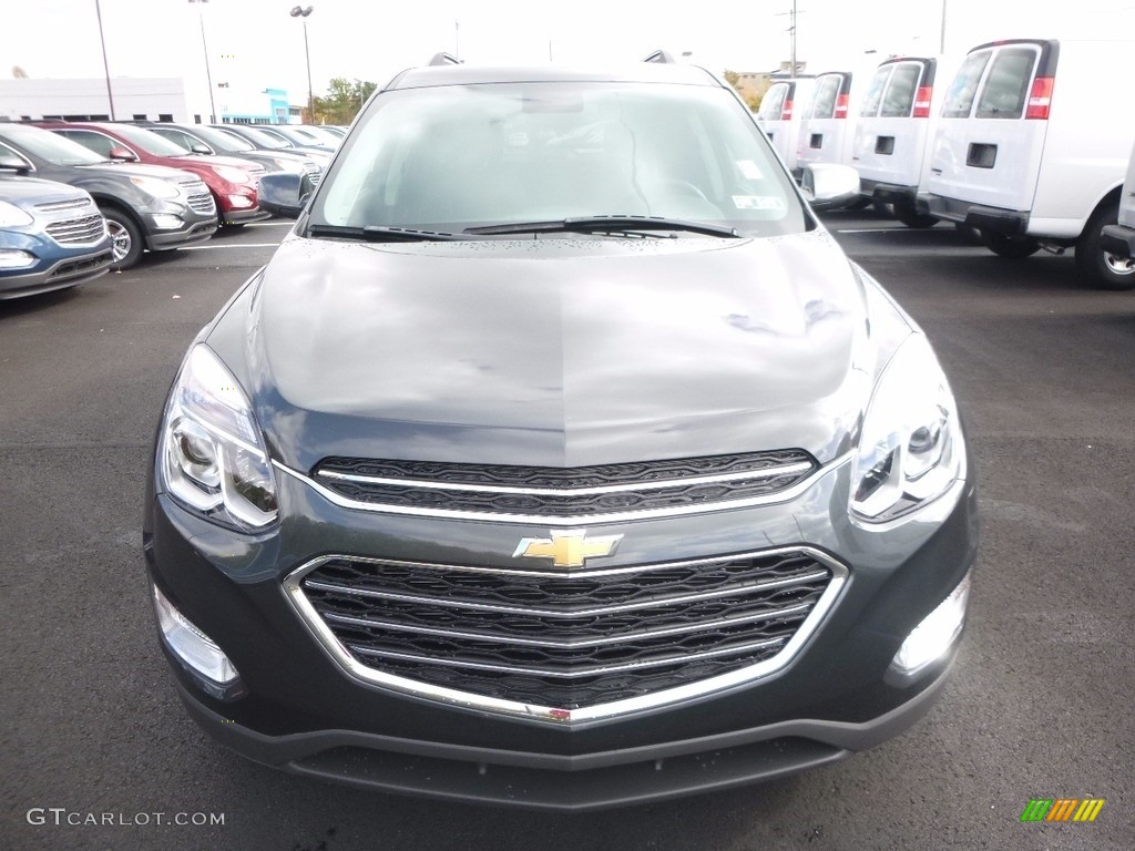 2017 Equinox LT AWD - Nightfall Gray Metallic / Jet Black photo #2