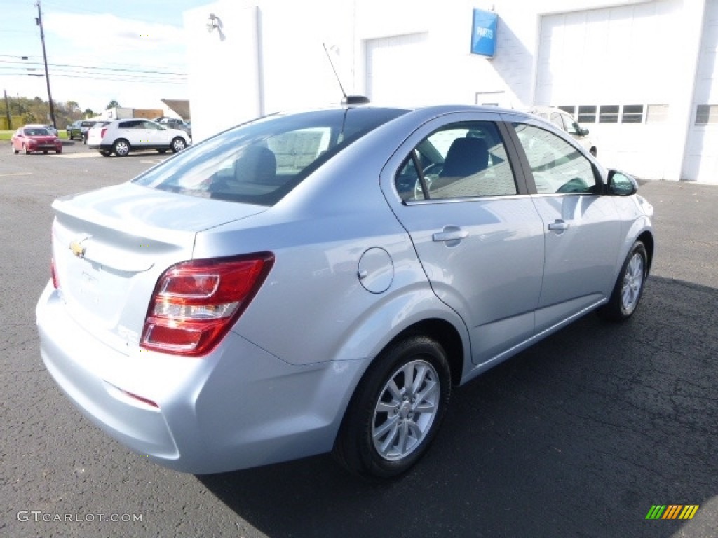 2017 Sonic LT Sedan - Arctic Blue Metallic / Jet Black photo #7