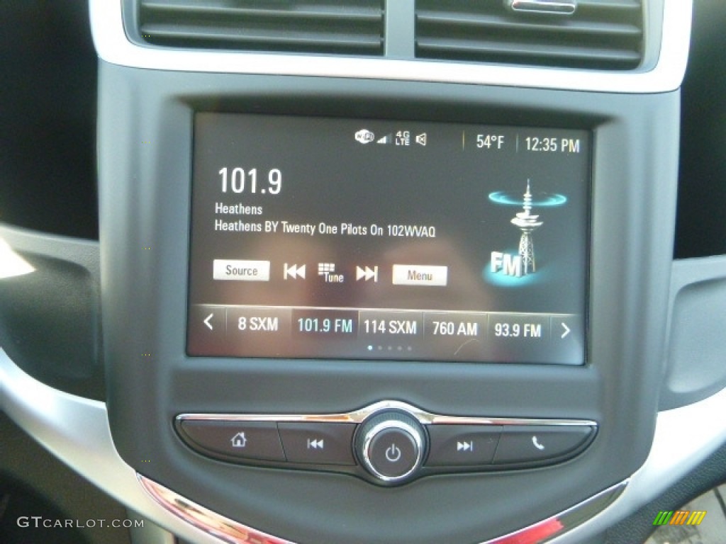 2017 Sonic LT Sedan - Arctic Blue Metallic / Jet Black photo #16