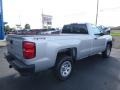 2017 Silver Ice Metallic Chevrolet Silverado 1500 WT Regular Cab 4x4  photo #7
