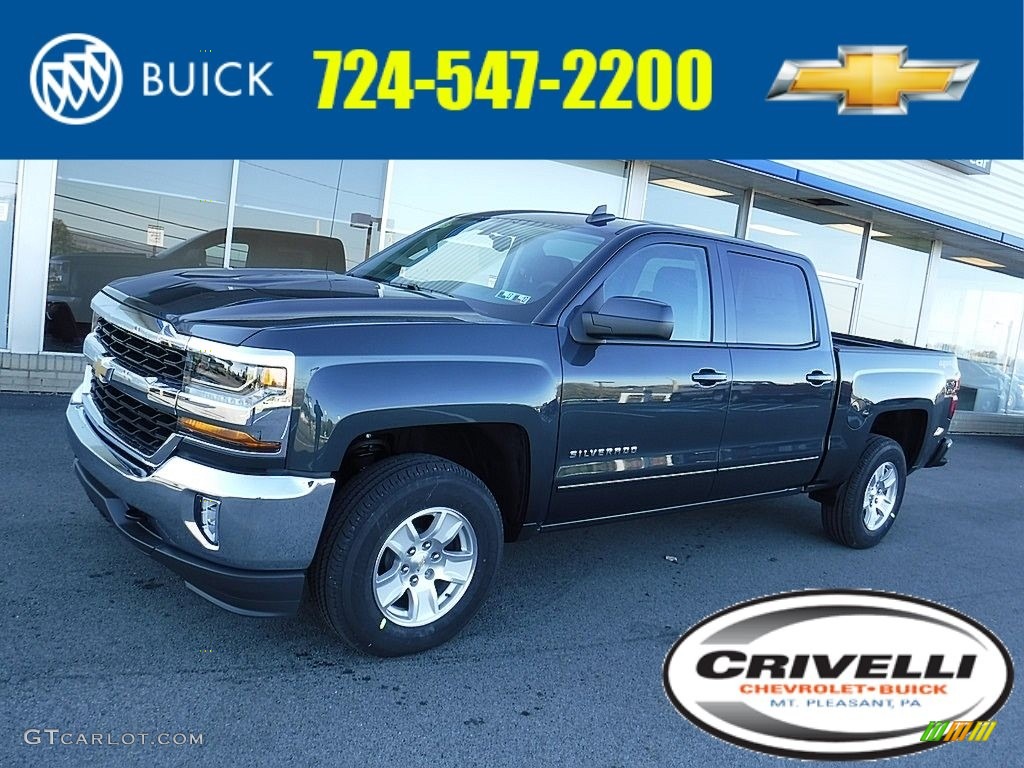 2017 Silverado 1500 LT Crew Cab 4x4 - Graphite Metallic / Jet Black photo #1