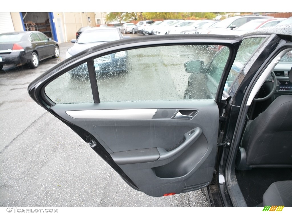 2016 Volkswagen Jetta SE Titan Black Door Panel Photo #116675844
