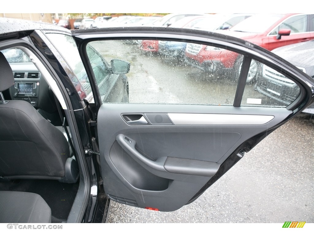 2016 Volkswagen Jetta SE Titan Black Door Panel Photo #116675868