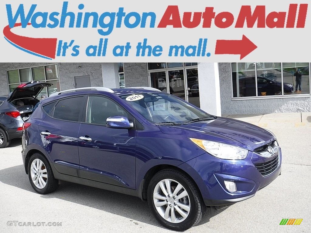 2011 Iris Blue Hyundai Tucson Limited Awd 116665461