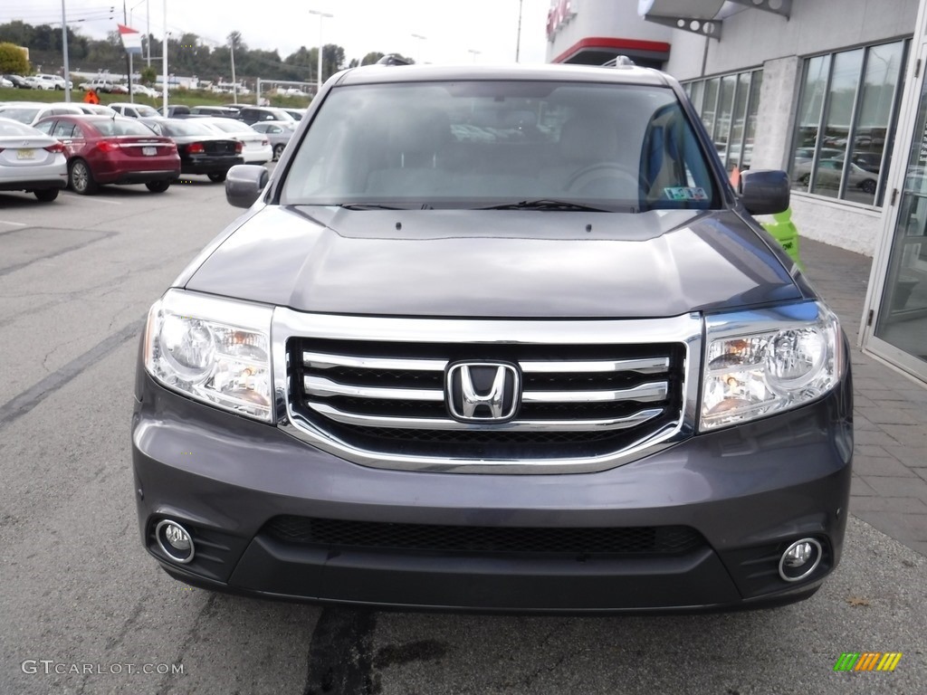 2015 Pilot Touring 4WD - Modern Steel Metallic / Gray photo #5