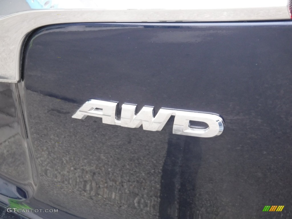 2015 CR-V LX AWD - Obsidian Blue Pearl / Gray photo #9