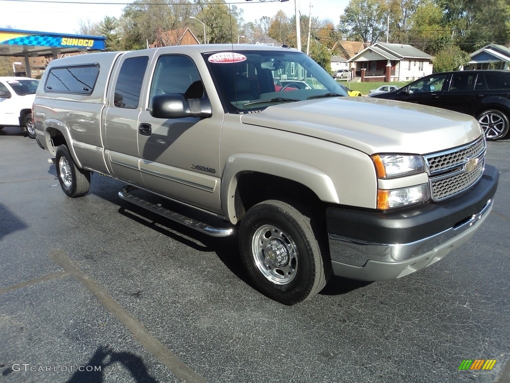 2005 Silverado 2500HD LT Extended Cab 4x4 - Silver Birch Metallic / Dark Charcoal photo #5