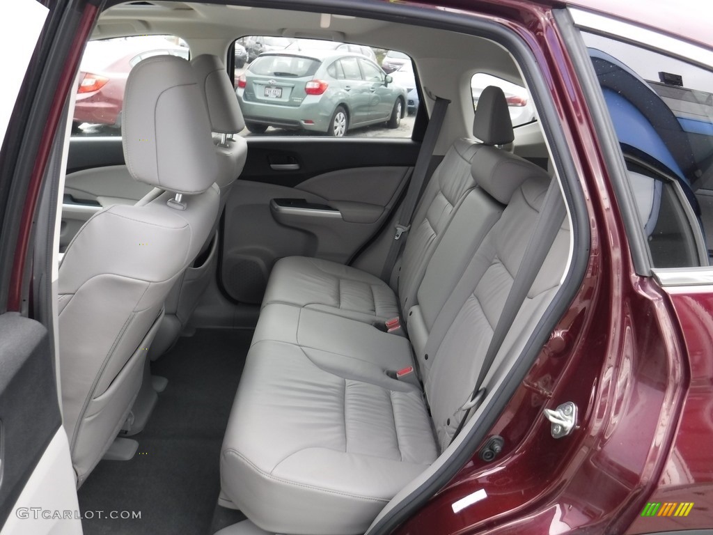 2014 CR-V EX-L AWD - Basque Red Pearl II / Gray photo #22
