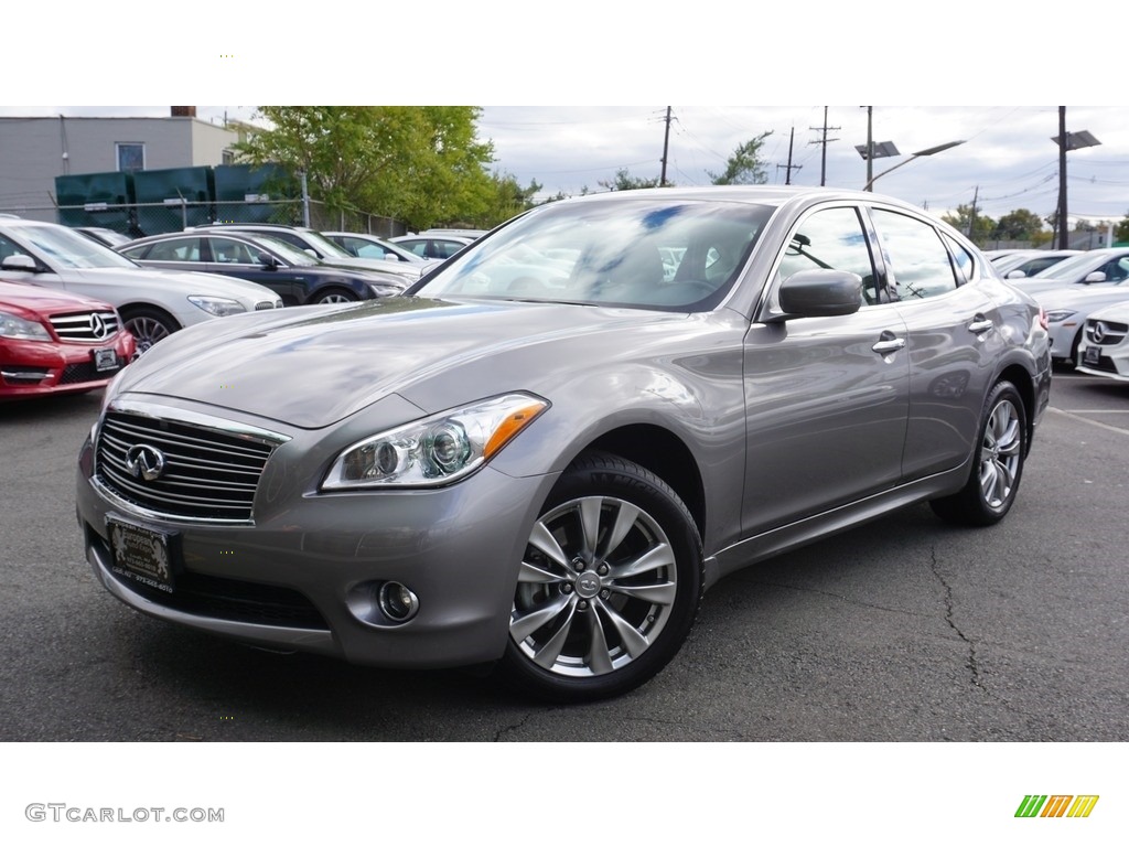 2012 M 37x AWD Sedan - Platinum Graphite / Graphite photo #1