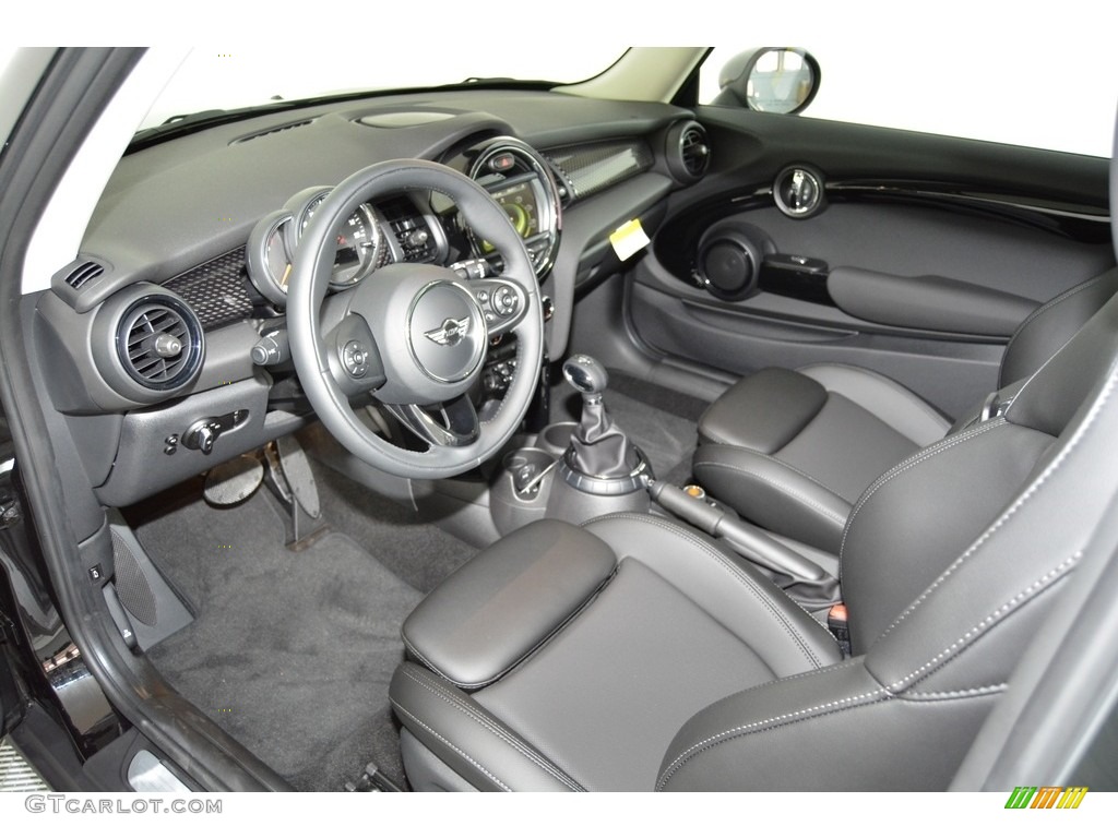 Carbon Black Interior 2017 Mini Hardtop Cooper S 2 Door Photo #116684058