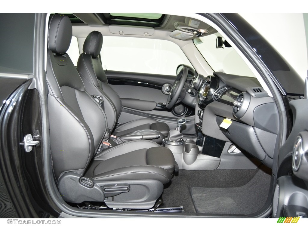 Carbon Black Interior 2017 Mini Hardtop Cooper S 2 Door Photo #116684133