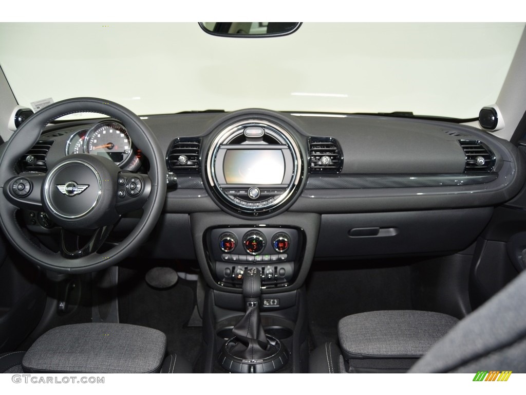 2017 Mini Clubman Cooper S ALL4 Black Pearl/Mottled Grey Cloth Dashboard Photo #116685120