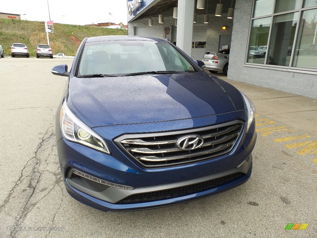 2017 Sonata Limited - Lakeside Blue / Gray photo #3