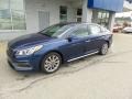 2017 Lakeside Blue Hyundai Sonata Limited  photo #4