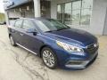 2017 Lakeside Blue Hyundai Sonata Limited  photo #13