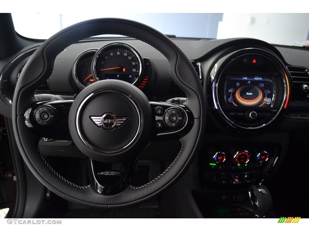 2017 Mini Clubman Cooper Carbon Black Steering Wheel Photo #116685927