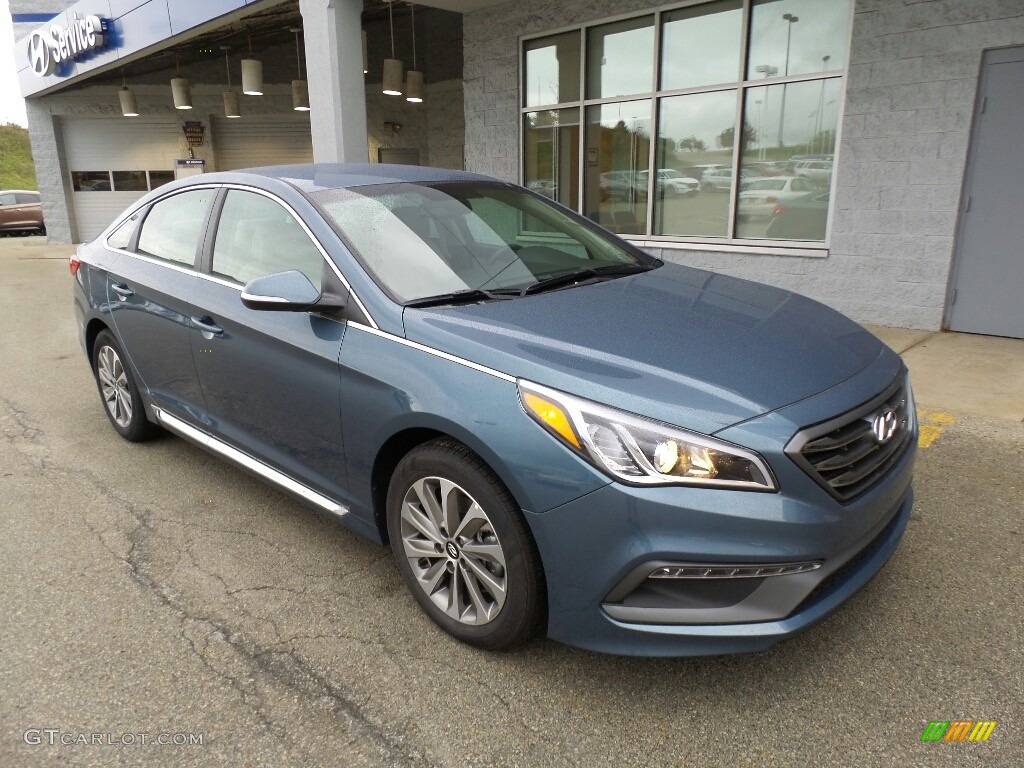 Nouveau Blue 2017 Hyundai Sonata Sport Exterior Photo #116686365