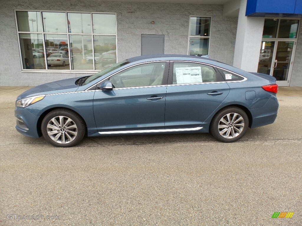 Nouveau Blue 2017 Hyundai Sonata Sport Exterior Photo #116686506
