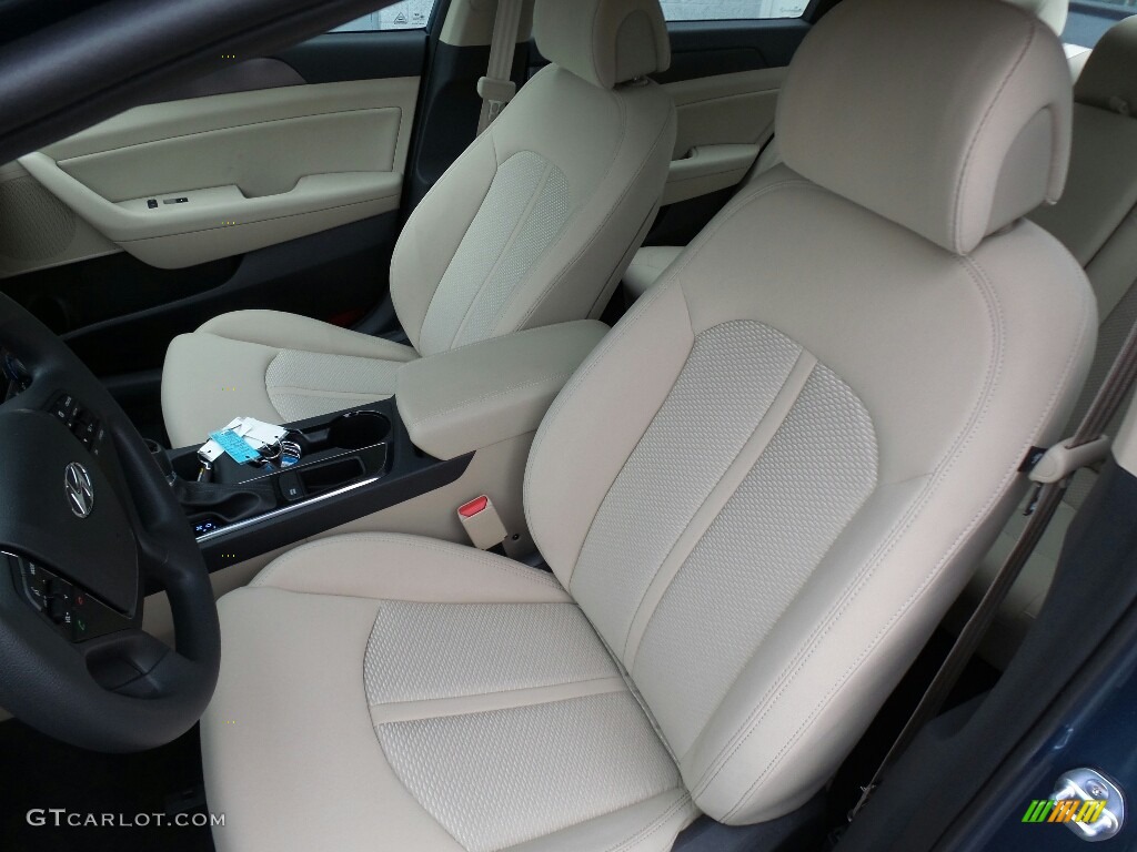 Beige Interior 2017 Hyundai Sonata Sport Photo #116686614