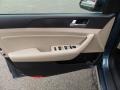 Beige 2017 Hyundai Sonata Sport Door Panel