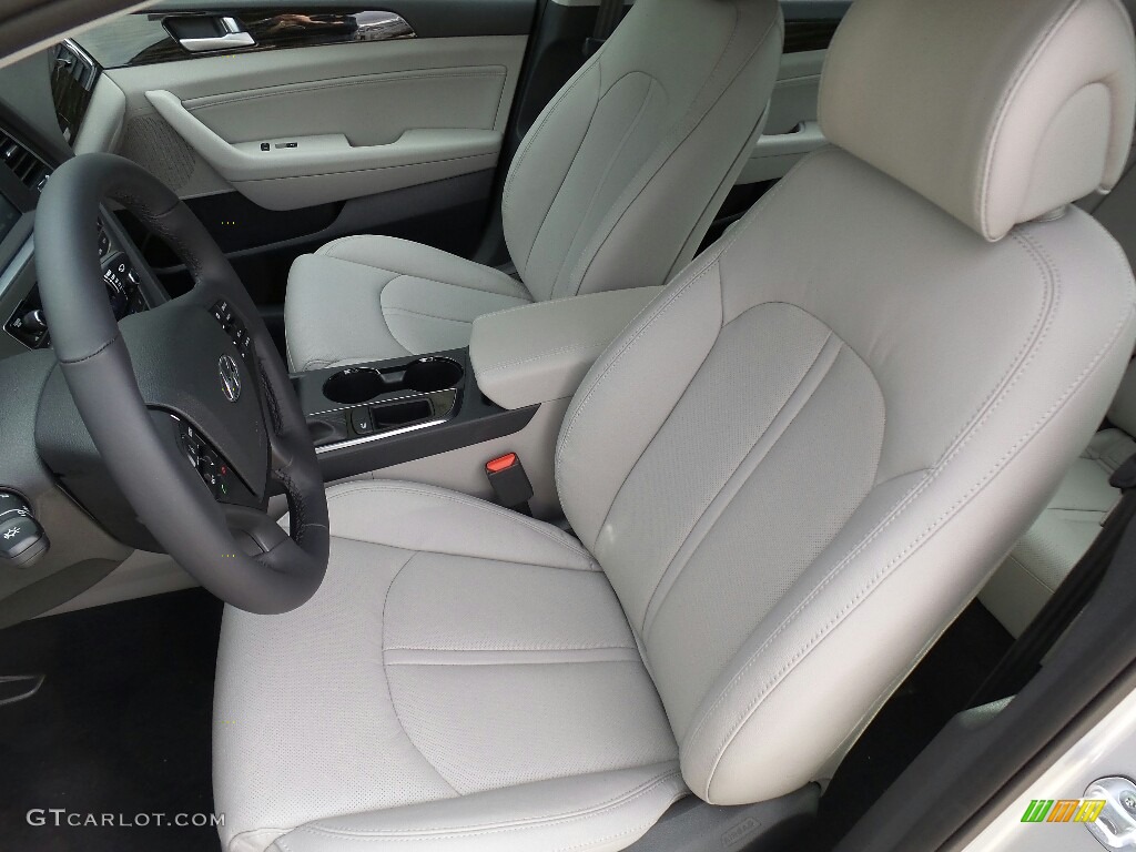Gray Interior 2017 Hyundai Sonata Limited Photo #116687499