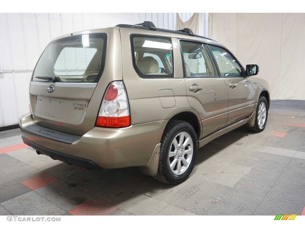2008 Forester 2.5 X - Topaz Gold Metallic / Desert Beige photo #6