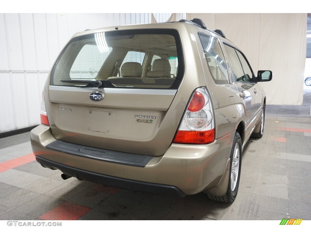 2008 Forester 2.5 X - Topaz Gold Metallic / Desert Beige photo #7