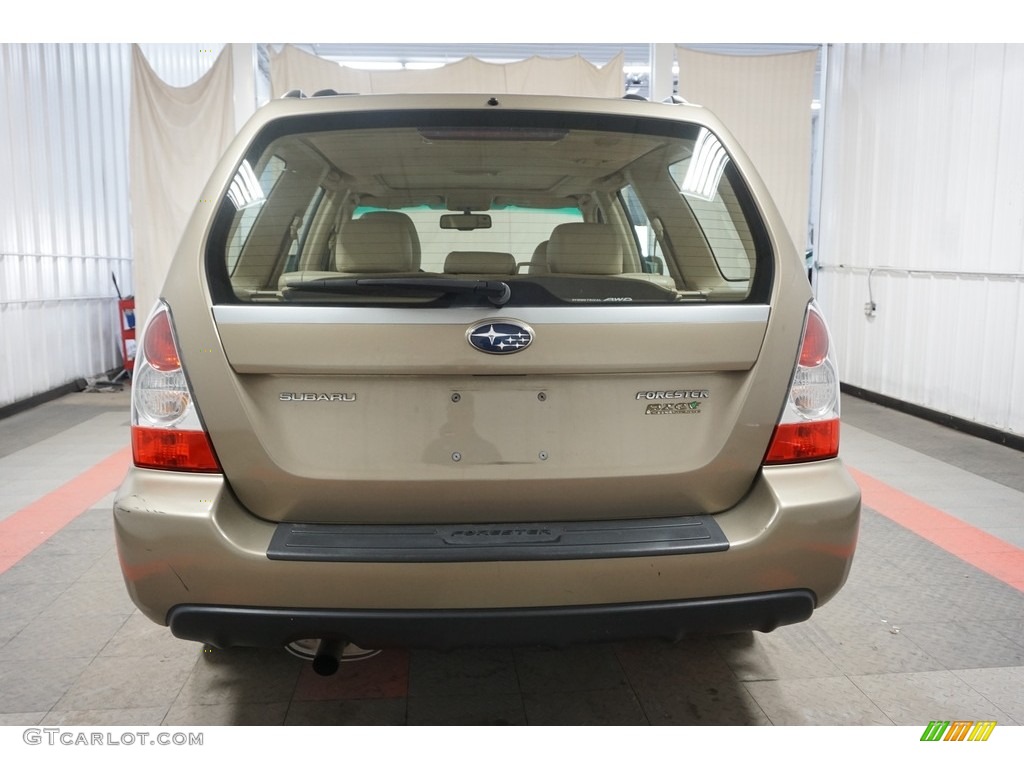 2008 Forester 2.5 X - Topaz Gold Metallic / Desert Beige photo #8