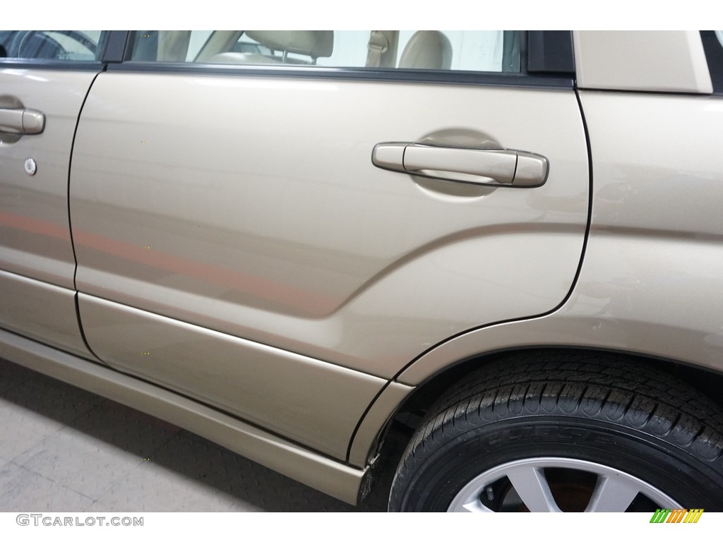 2008 Forester 2.5 X - Topaz Gold Metallic / Desert Beige photo #52
