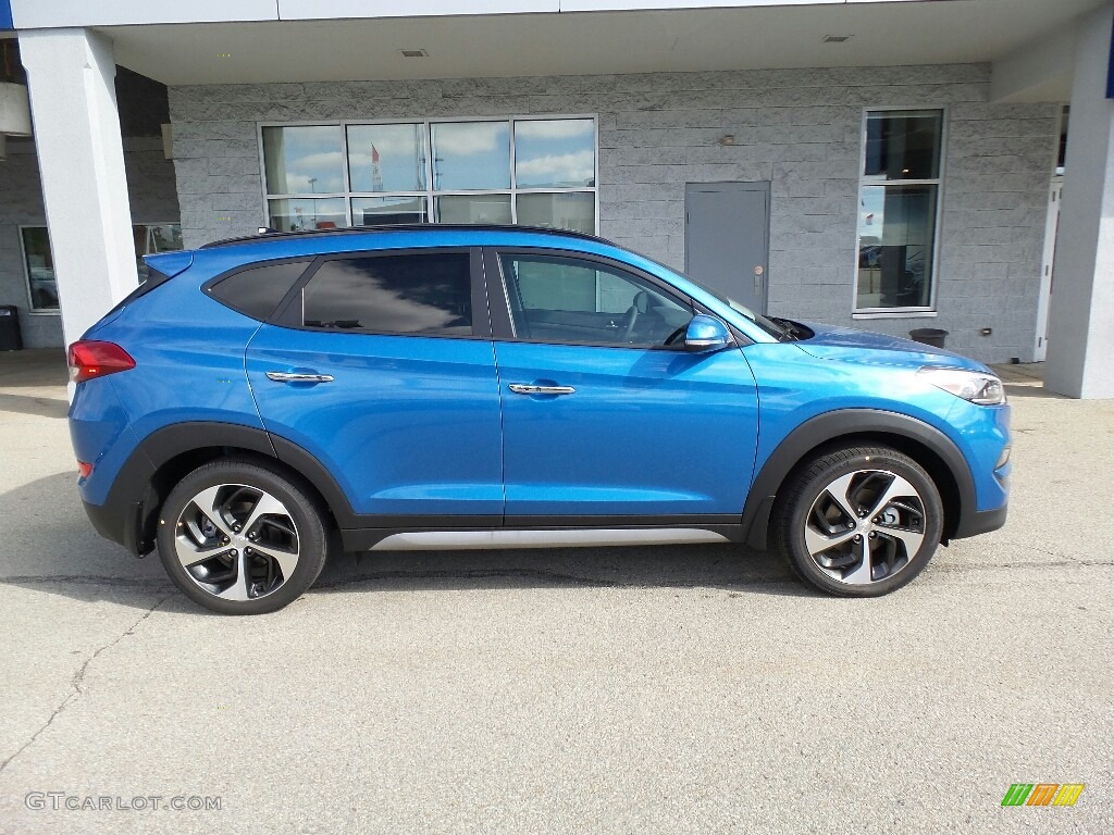 Caribbean Blue 2017 Hyundai Tucson Limited AWD Exterior Photo #116688840
