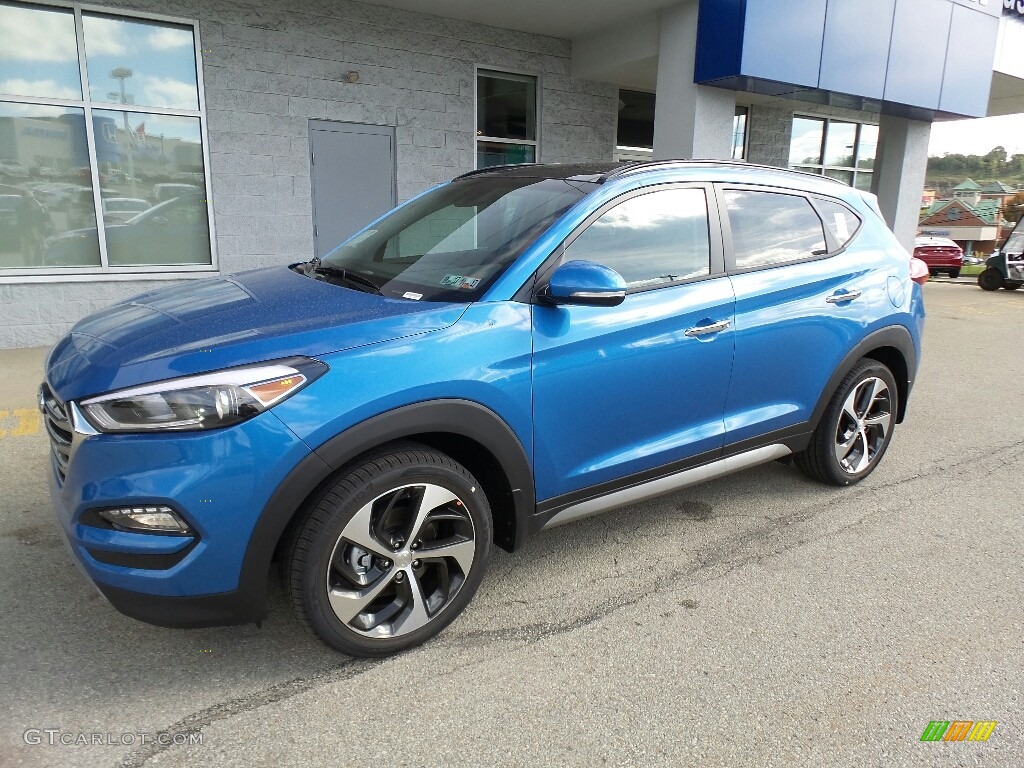 Caribbean Blue 2017 Hyundai Tucson Limited AWD Exterior Photo #116688906