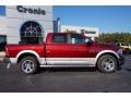 2017 Delmonico Red Pearl Ram 1500 Laramie Crew Cab 4x4  photo #7