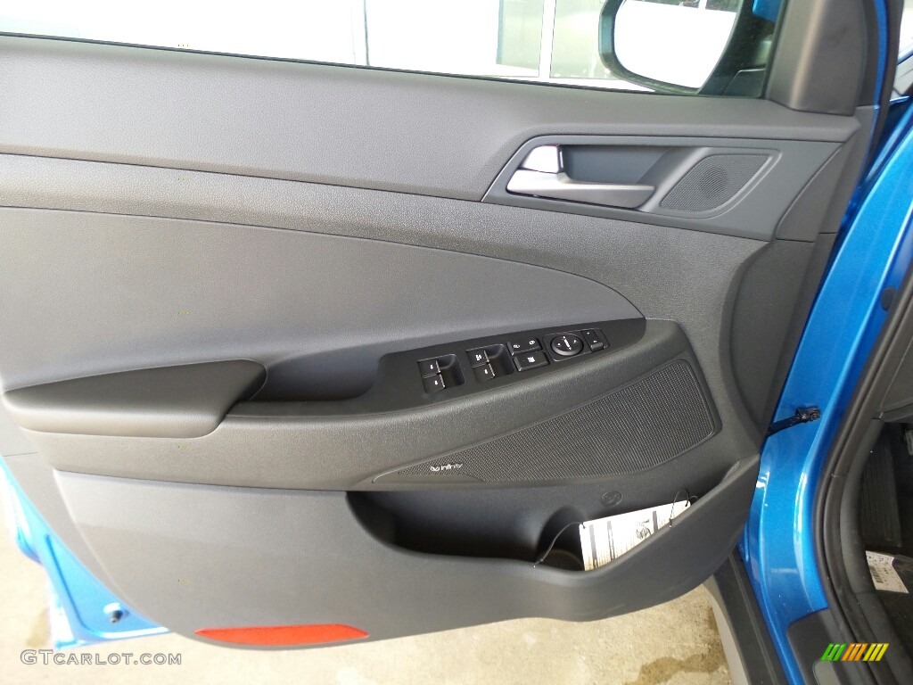 2017 Hyundai Tucson Limited AWD Black Door Panel Photo #116689074